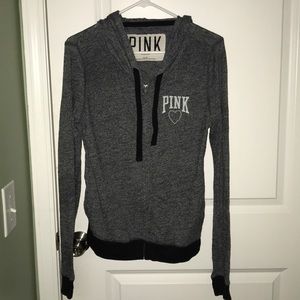 Grey and black PINK jacket